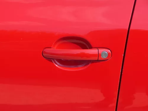 Fabia 5J Kombi + Limo Tür vorne links Fahrertür - rot LF3K -ohne Anbauteile (186437)
