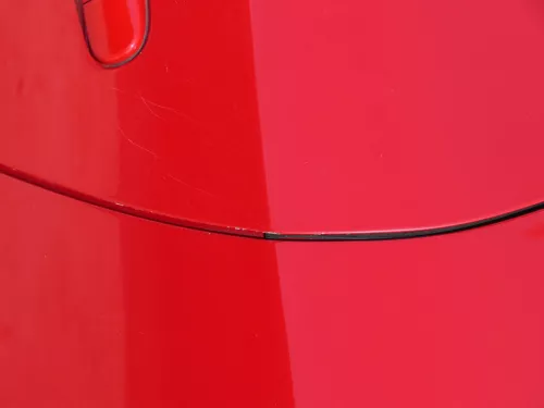 Skoda Fabia 5J Limousine Tür hinten links rot LF3K - ohne Anbauteile (186438)