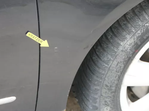 VW Passat 3C Kotflügel vorne rechts schwarz LC9X 3C0821022 (186472)