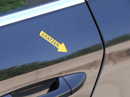 VW Passat 3C Kombi Variant Tür hinten links schwarz LC9X -OHNE Anbauteile (186478)