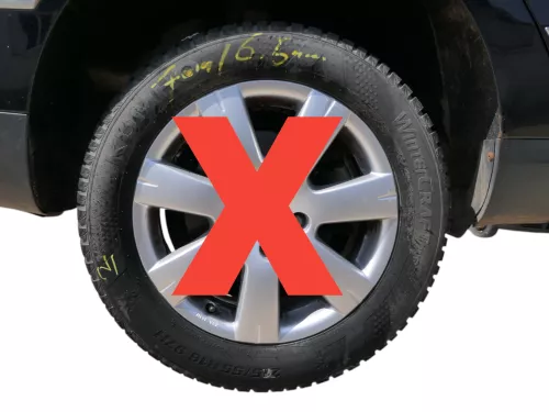 2x VW Sharan NUR Reifen 215/55 R16 97V Winterreifen ca. 6,5-7mm