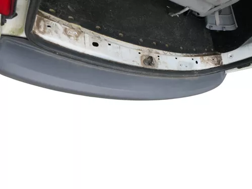 VW Caddy 2K Stoßstange hinten Heckstoßstange Stoßfänger grau graphit nicht lack (186497)