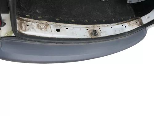 VW Caddy 2K Stoßstange hinten Heckstoßstange Stoßfänger grau graphit nicht lack (186497)