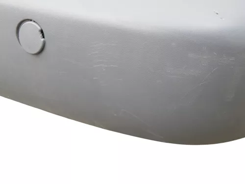 VW Caddy 2K Stoßstange hinten Heckstoßstange Stoßfänger grau graphit nicht lack (186497)