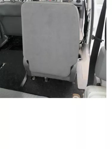 Caddy 3 2K Sitz Rücksitz hinten rechts 1.Sitzreihe grau (hinterm Beifahrersitz) (186505)