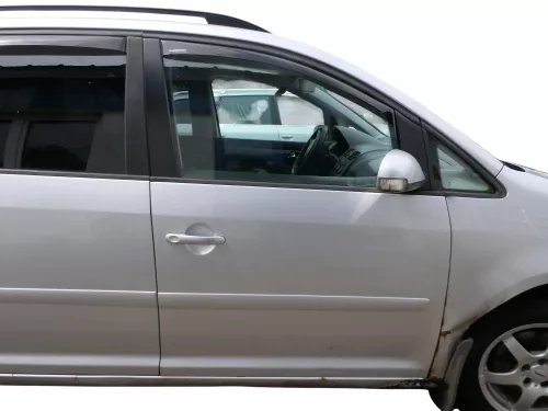VW Touran 1T 1T3 Tür vorne rechts Beifahrertür silber LA7W - ohne Anbauteile