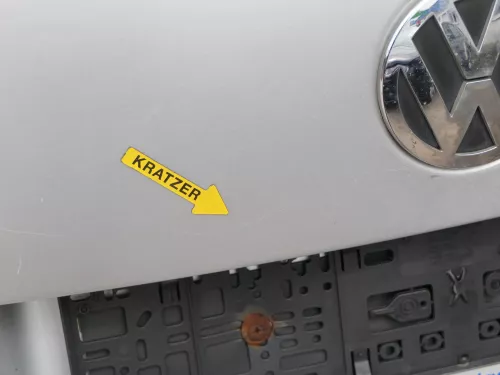 VW Touran 1T Heckklappe Kofferraumklappe hinten silber LA7W mit Scheibe (186550)