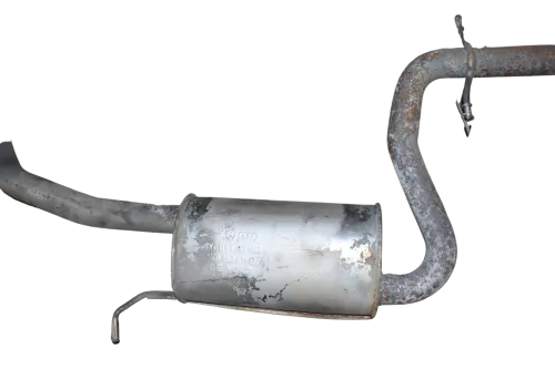 VW Touran 1T Auspuff Endtop + Mittelschalldämpfer Rohr hinten 2,0 TDI AZV BKD CL (142528)