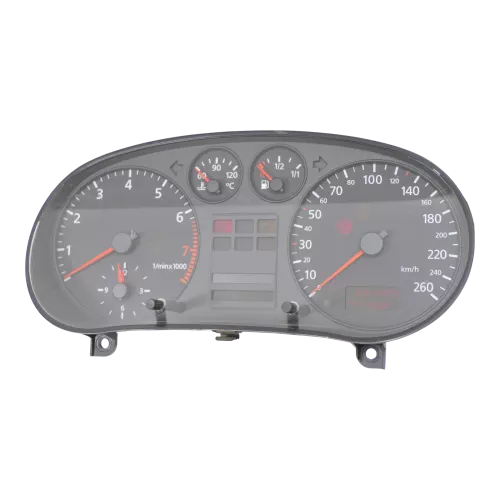 Audi A3 8L Tacho Tachometer Kombiinstrument 8L0919860E 254.425K Benziner 260km/h