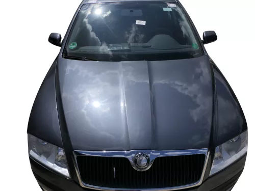 Skoda Octavia 1Z Motorhaube Haube Klappe vorne LF8J grau mit Grill