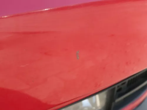 VW Polo 6N Stoßstange vorne 2-geteilte Frontstoßstange rot LP3G Stoßfänger +Nebe (186578)