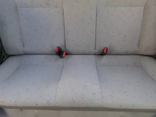 Polo 6N 6N2 Sitz Sitze hinten Rückbank Rücksitzbank mit Kopfstützen grau (186580)