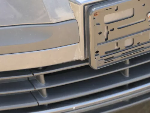 Skoda Octavia 1Z Stoßstange vorne Frontstoßstange LF8J grau (186588)