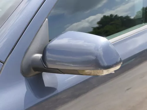 Skoda Octavia 1Z elektrischer Spiegel Außenspiegel links LF8J grau