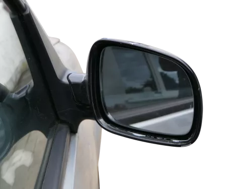 VW Golf 4 Bora manueller Spiegel vorne rechts Außenspiegel schwarz (186642)