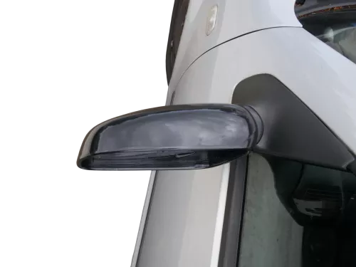 VW Golf 4 Bora manueller Spiegel vorne links Außenspiegel schwarz (186643)