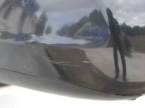 VW Golf 4 Bora manueller Spiegel vorne links Außenspiegel schwarz (186643)