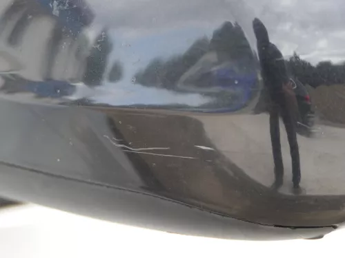 VW Golf 4 Bora manueller Spiegel vorne links Außenspiegel schwarz (186643)