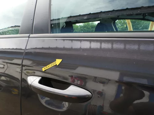 Passat 3C Kombi o. Limo Tür vorne rechts Beifahrer brraun LC8Z ohneAnbauteile (186675)