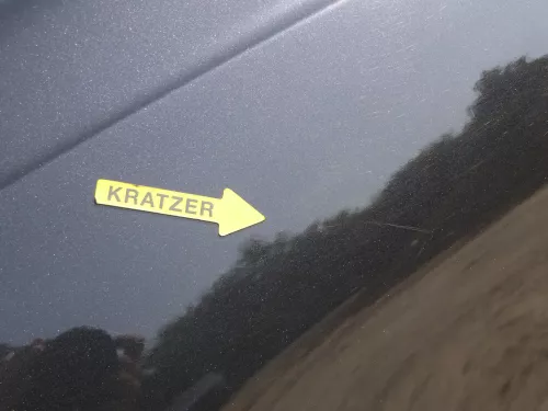 VW Polo 9N3 Kotflügel vorne links schwarz LC9Z (186793)