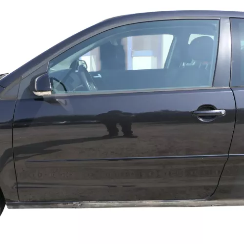 VW Polo 9N 9N3 Tür vorne links Fahrertür 2/3-Türer schwarz LC9Z -ohne Anbauteile