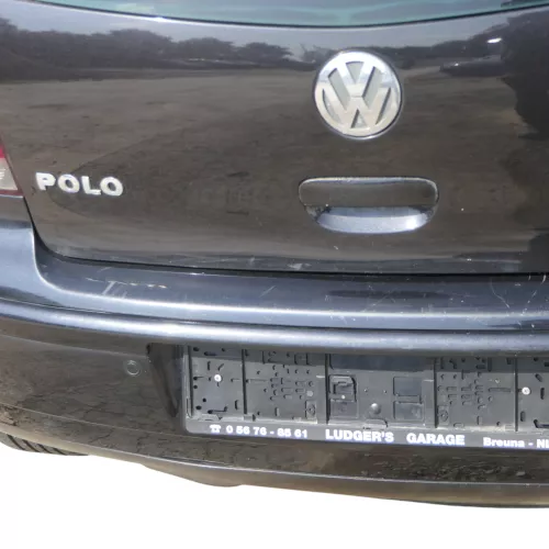 VW Polo 9N 9N3 Stoßstange Heckstoßstange hinten schwarz LC9Z     PDC (186795)