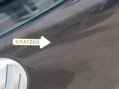 VW Polo 9N3 9N Heckklappe Kofferraumklappe Klappe schwarz LC9Z ohne Anbauteile (186796)