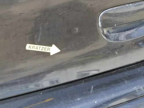 VW Polo 9N3 9N Heckklappe Kofferraumklappe Klappe schwarz LC9Z ohne Anbauteile (186796)