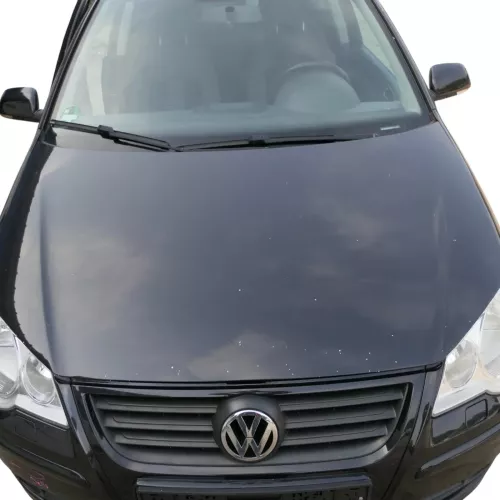 VW Polo 9N3 Cross Motorhaube KLappe vorne schwarz LC9Z