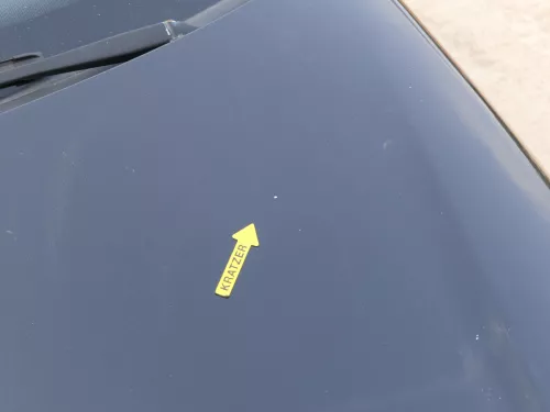 VW Polo 9N3 Cross Motorhaube KLappe vorne schwarz LC9Z (186797)