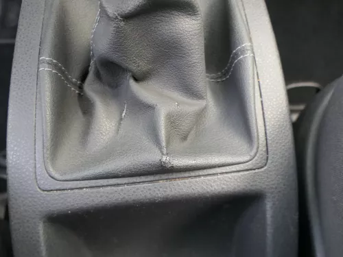 VW Polo 9N 9N3 Schaltknauf Schaltsack Schaltung 6Q1711113G Leder schwarz (186801)