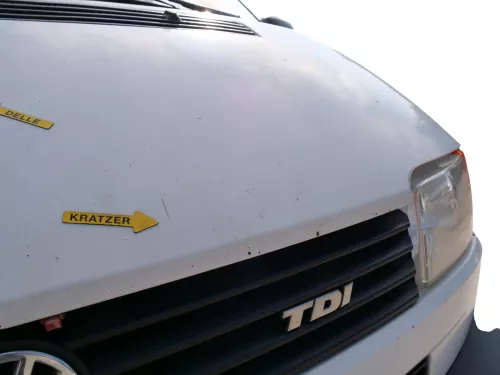 VW T4 Transporter Pritsche Motorhaube Haube Klappe vorne weiß R902 Kurze AC0 (186810)