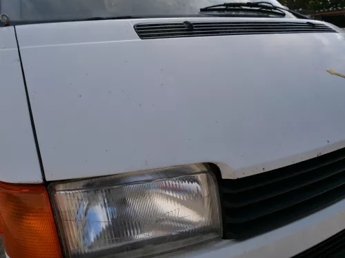 VW T4 Transporter Pritsche Motorhaube Haube Klappe vorne weiß R902 Kurze AC0 (186810)