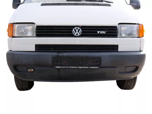 VW T4 kurze Version Stoßstange Frontstoßstange vorne schwarz AC-0 7D0807221 Spoi (186811)