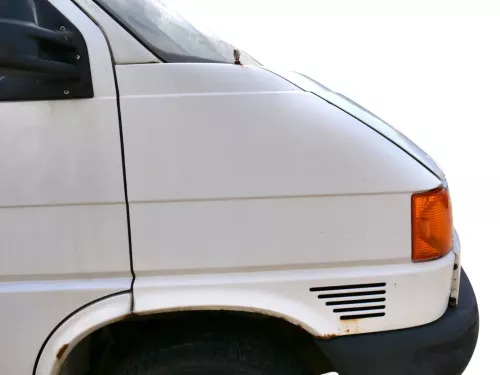 VW T4 kurze Version Kotflügel vorne rechts weiß R902 7D0821104B