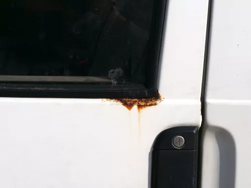 T4 Tür vorne links Fahrertür Caravelle Multiavan -ohne Anbauteile -  weiß R902 (186816)