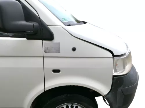 VW T5 7E 2 Facelift Kotflügel vorne rechts weiß R902 7H0821102E (186890)