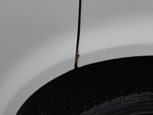 VW T5 7E 2 Facelift Kotflügel vorne rechts weiß R902 7H0821102E (186890)