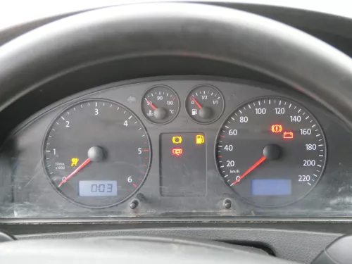 VW T5 Transporter Tacho Tachometer Kombiinstrument 341.000km 7H0920850G 2,5 TDI (186922)