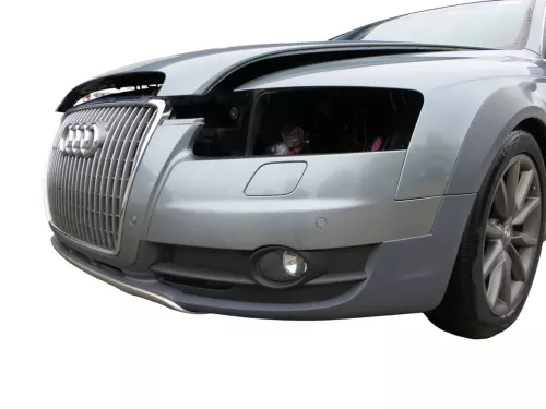 A6 4F Frontstoßstange Stoßstange vorn Stoßfänger grau LY7E mit Grill  - Allroad (186998)