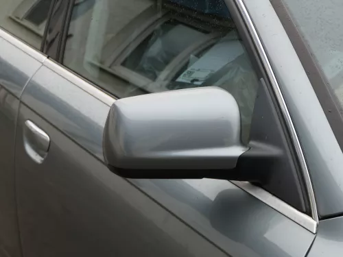 A6 4F C6 Spiegel Außenspiegel rechts vorne elektrisch grau LY7E - Allroad (187007)