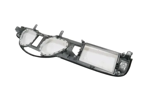 A6 4F Tacho Tachometer Abdeckung Verkleidung silber flex metallic R66 Blende (187038)