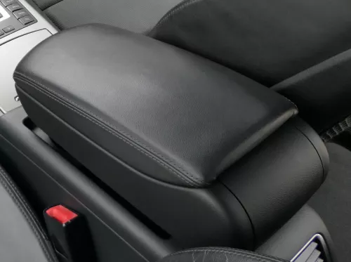 Audi A6 4F C6 Mittelarmlehne Armlehne original soul schwarz Leder S-line Telefon (187040)