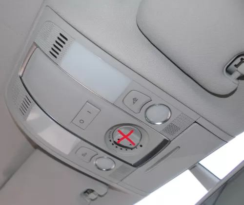 Audi Q7 4L Innenraumleuchte Leuchte innen Leselampe Leseleuchte 4L0947140 silber (187052)