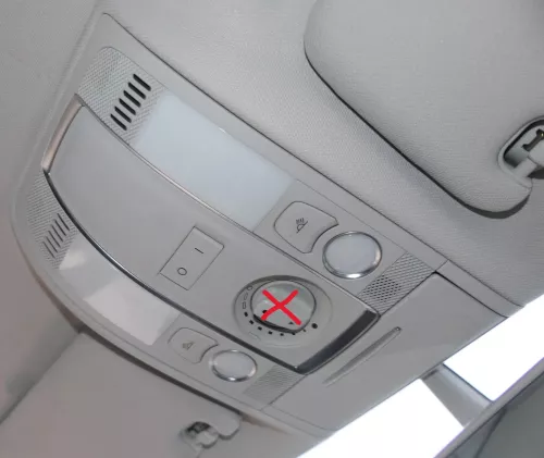 Audi Q7 4L Innenraumleuchte Leuchte innen Leselampe Leseleuchte 4L0947140 silber