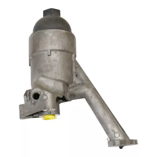 Audi A6 4F Ölfiltergehäuse Ölkühler Halter 079115401AA BVJ 4,2 8 Zylinder ## (187160)