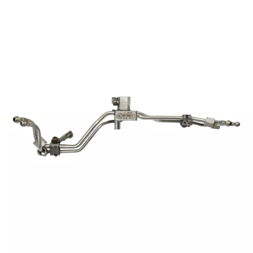 Audi A6 4F Kraftstoffverteiler + Leitungen Rohre 4,2 FSI BVJ (187176)