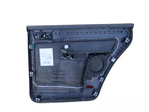 VW Touran 1x Türverkleidung Verkleidung Tür hinten links anthrazit / schwarz (187198)