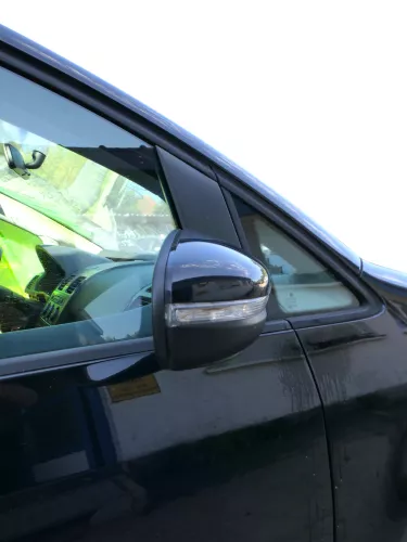 VW Touran 1T3 elektrischer Spiegel Außenspiegel beheizt rechts schwarz LC9X (187218)