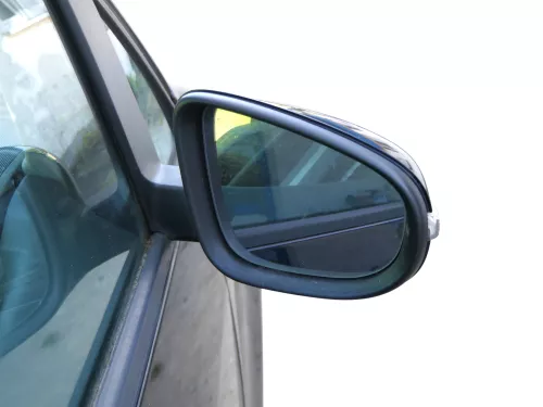 VW Touran 1T3 elektrischer Spiegel Außenspiegel beheizt rechts schwarz LC9X (187218)